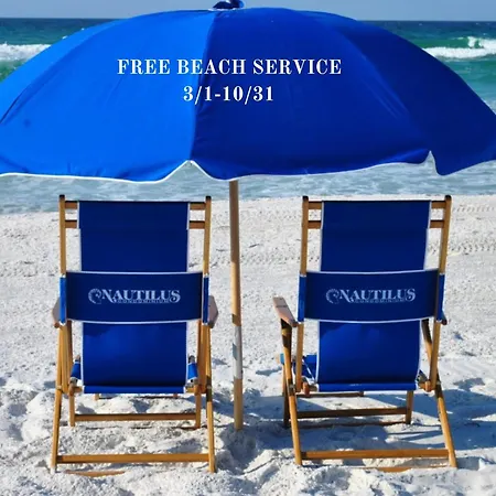 Nautilus 2408 Gulf View 2 Bedroom 4Th Floor Free Beach Service